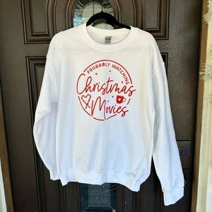 Brand New Christmas sweatshirt, made by me! Unworn, sz M